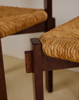 Set of x4 Dining Chairs by Giovanni Michelucci (1891 - 1990)
