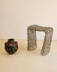 Block Print Floral Pot