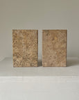 Art Deco Marble Bookends