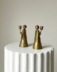 Brass Altar Boy Candle Holders