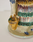 Maiolica Lamp in the shape of a woman