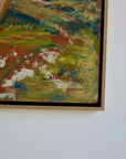 Flamingo Expressionist Oil on Board