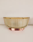 Pair of Art Deco Brass and Glass Wall lights by Seguso