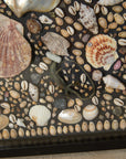 Framed Mosaic Shell Wall Display