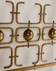 Italian Queen Size Bed in Brass