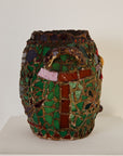 French Pique Assiette Vase