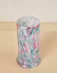 Pink and Green Splatter Vase