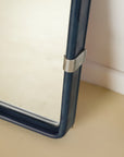 Blue & Chrome 1970s Mirror (sold individually)