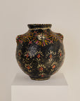 Block Print Floral Pot