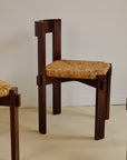 Set of x4 Dining Chairs by Giovanni Michelucci (1891 - 1990)