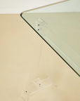 Vintage Glass and Lucite Desk