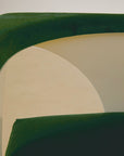 Green Velvet Space Age Armchair