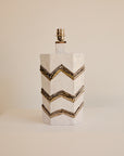 Ceramic Zig Zag Table Lamp