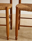 Set of x4 Rush Back Dining Chairs