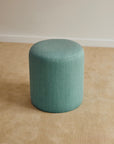 Blue Circle Pattern Ottoman