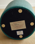 Blue Circle Pattern Ottoman