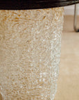 Thick Murano Glass Accent Table