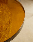 Thick Murano Glass Accent Table