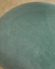 Aqua Velvet Postmodern Cantilever Armchairs (Sold Individually)