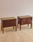 Pair of Italian Mid-Century Bedside Cabinets Attributed to Paolo Buffa (c. 1950s)