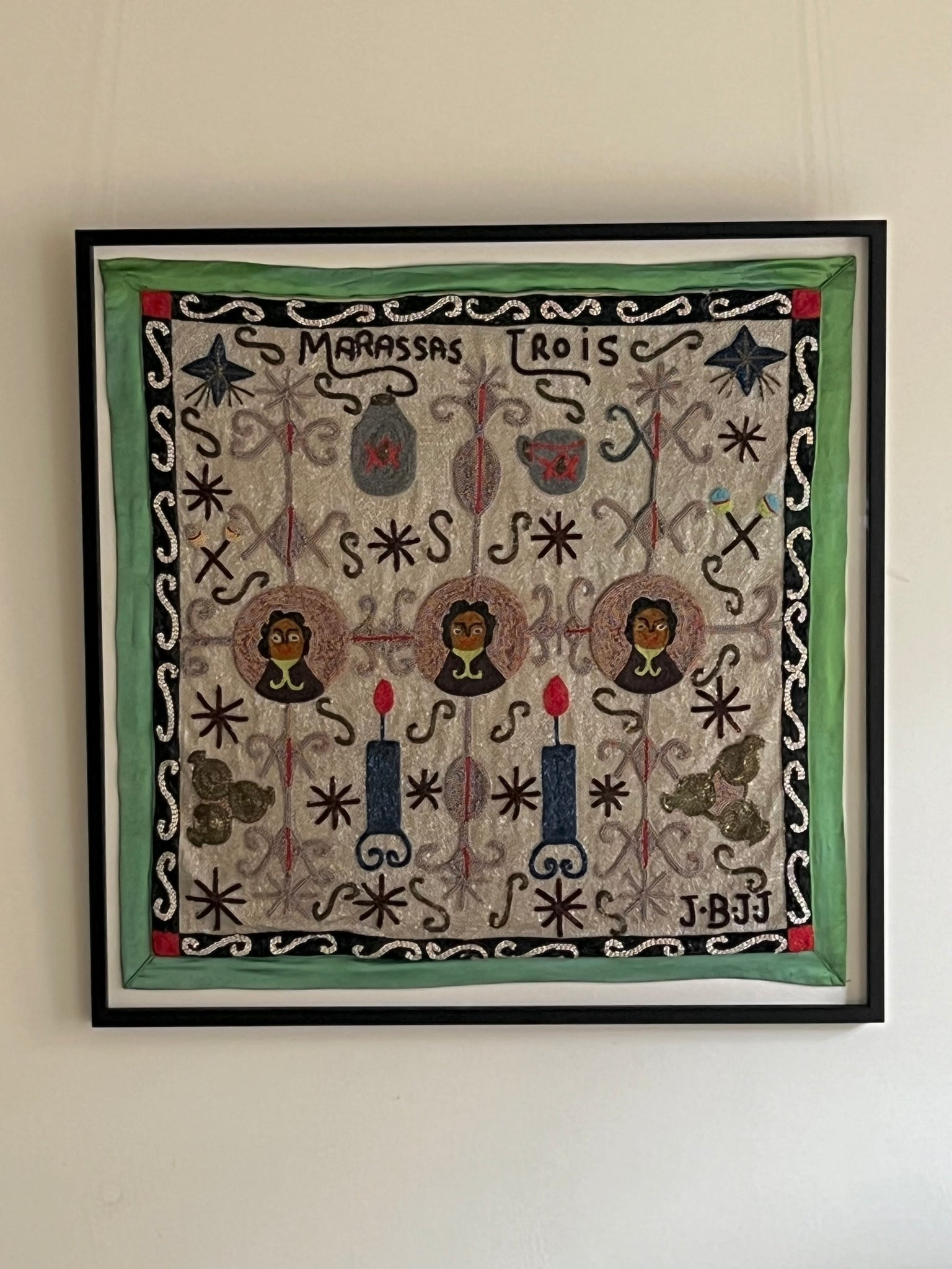 “Marassas Trois” Haitian Vodun Tapestry