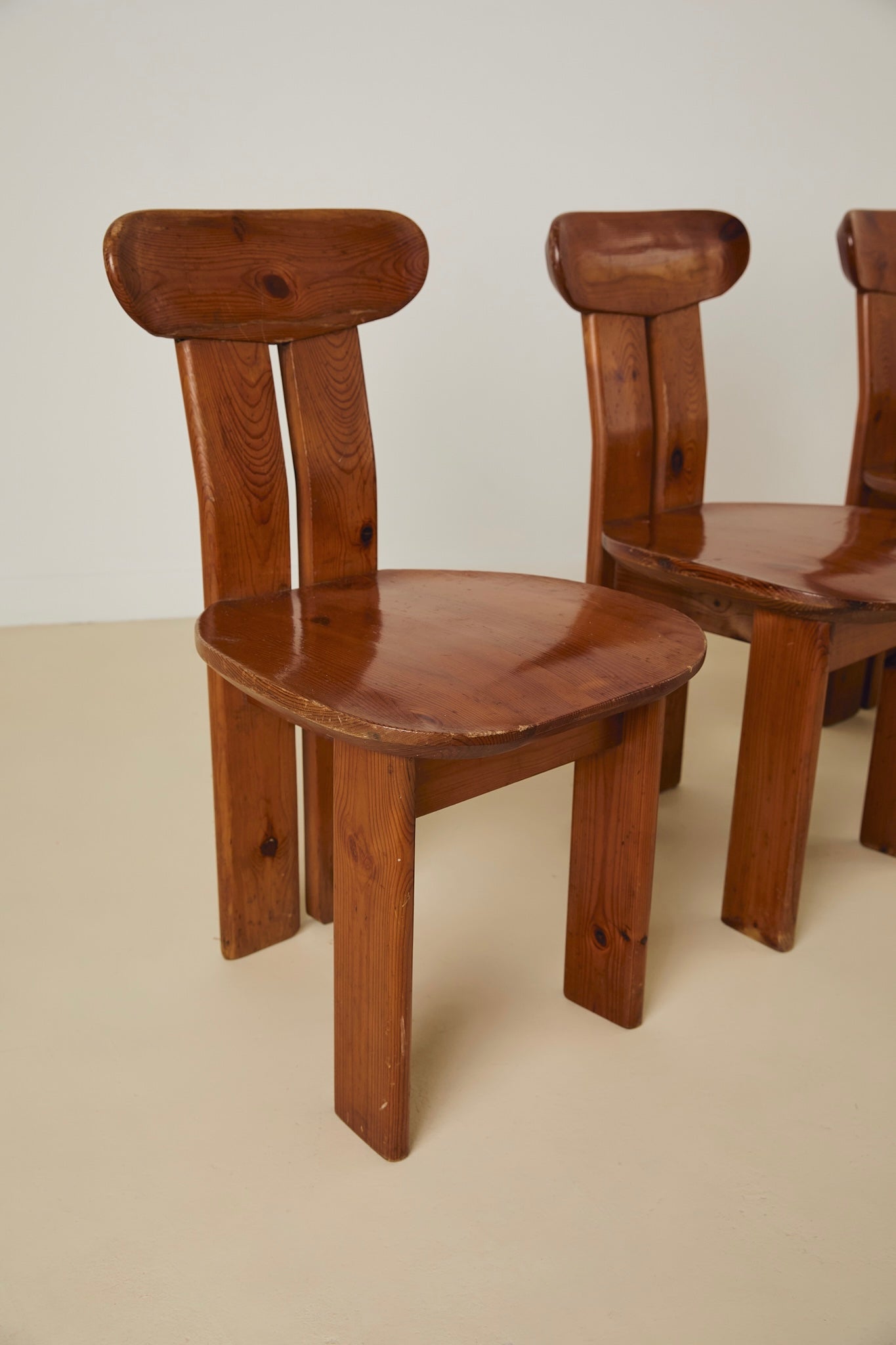 Set of x4 Dining Chairs By Mario Marengo For Mobilgirgi