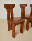 Set of x4 Dining Chairs By Mario Marengo For Mobilgirgi