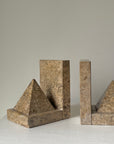 Art Deco Marble Bookends
