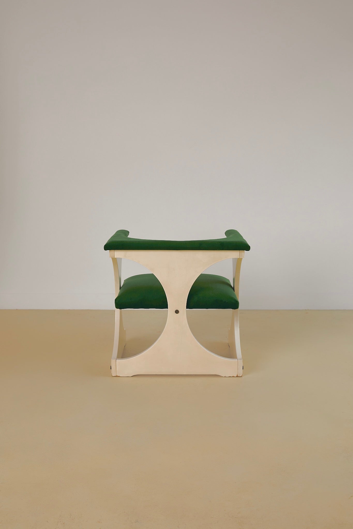 Green Velvet Space Age Armchair