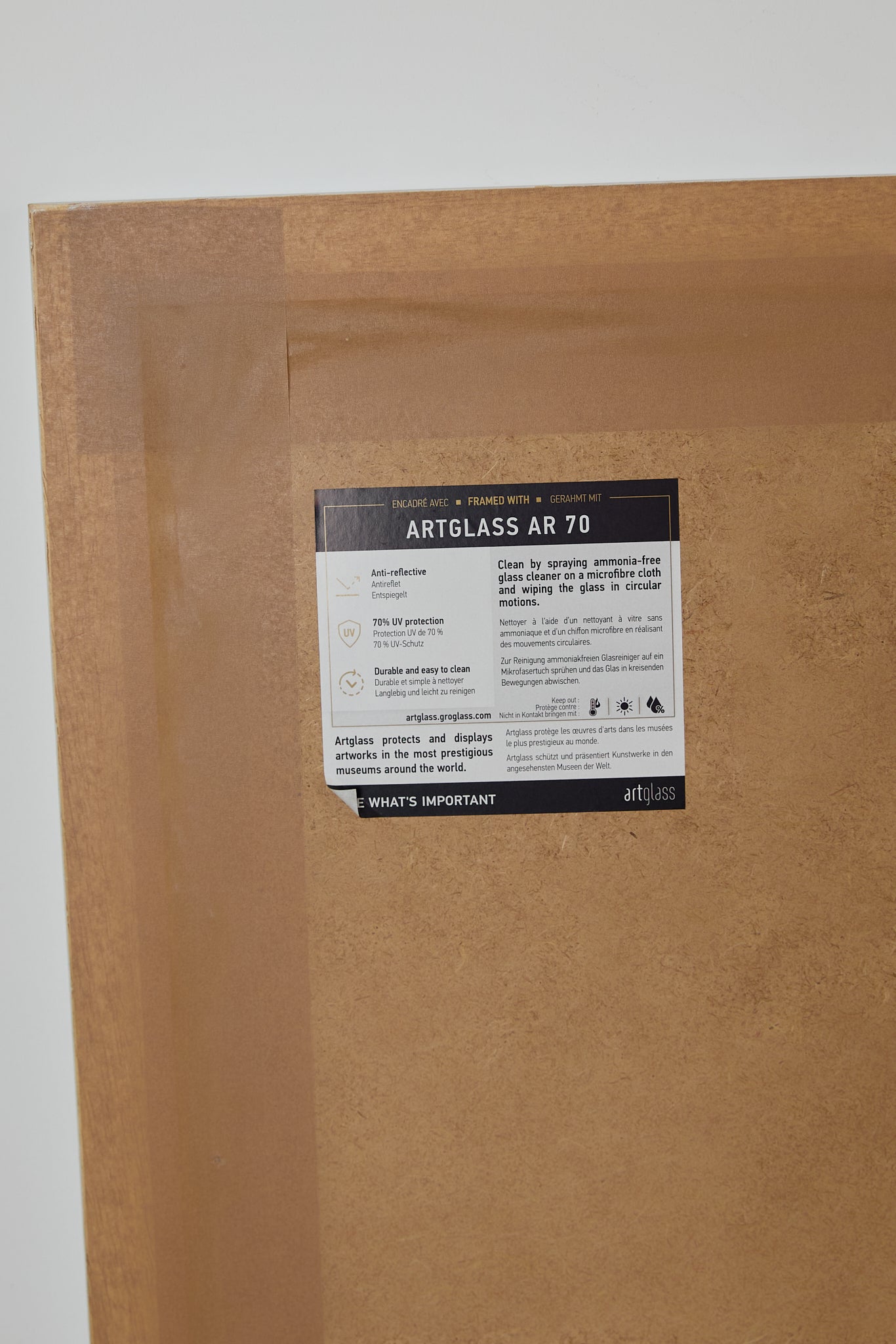 “Blue Collage” painting by A. Grant