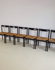 Italian Rush Seat Dining Chairs