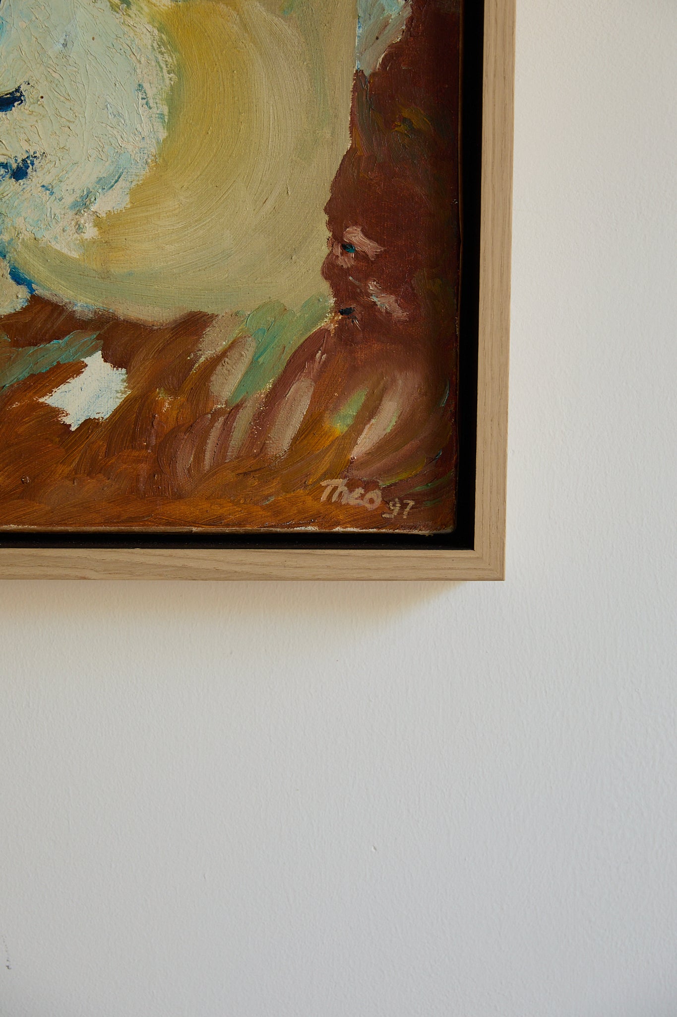 Mid-Century Expressionist Oil Painting