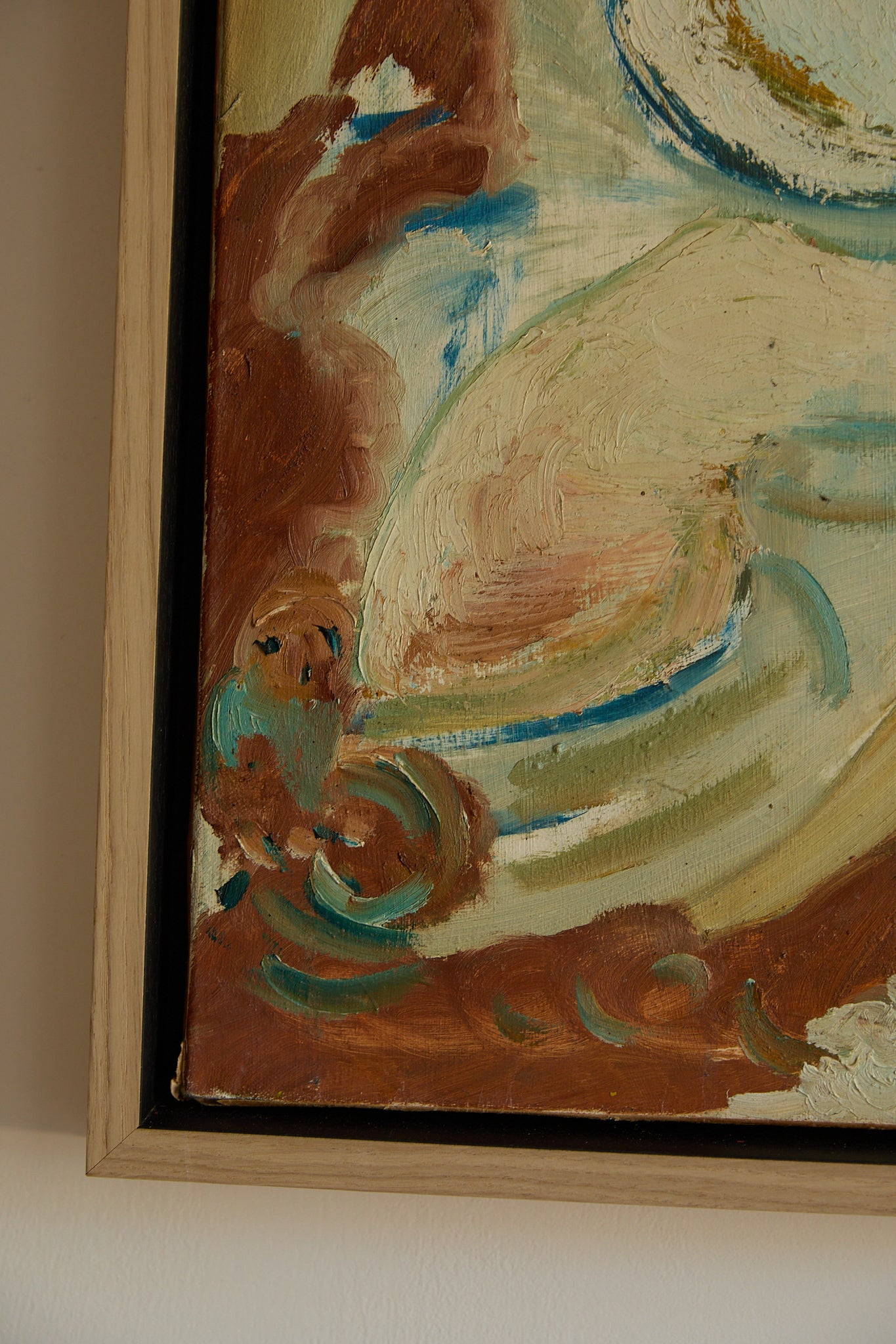 Mid-Century Expressionist Oil Painting