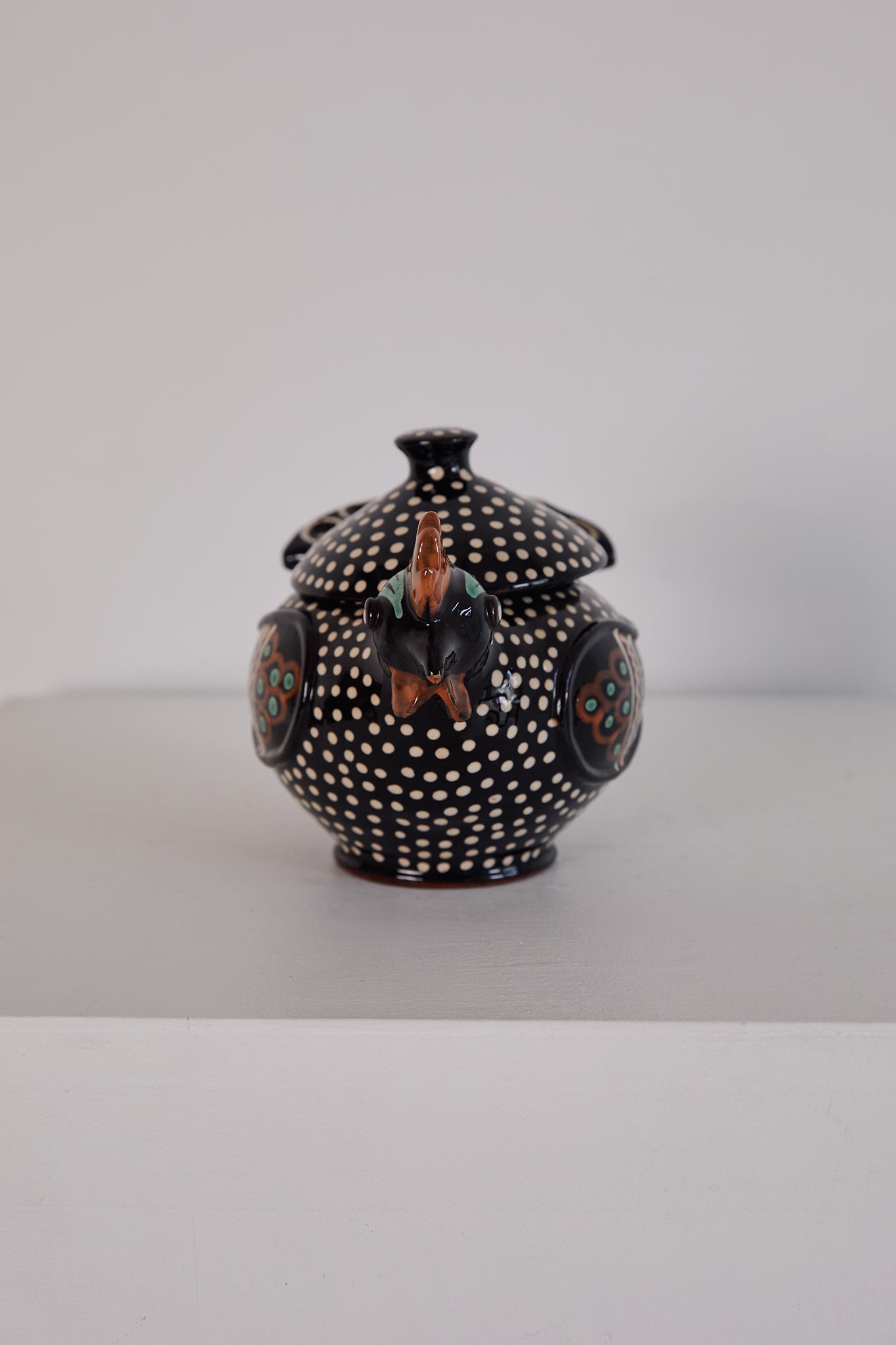 Hungarian Folk Art Rooster Set by Imre Szűcs