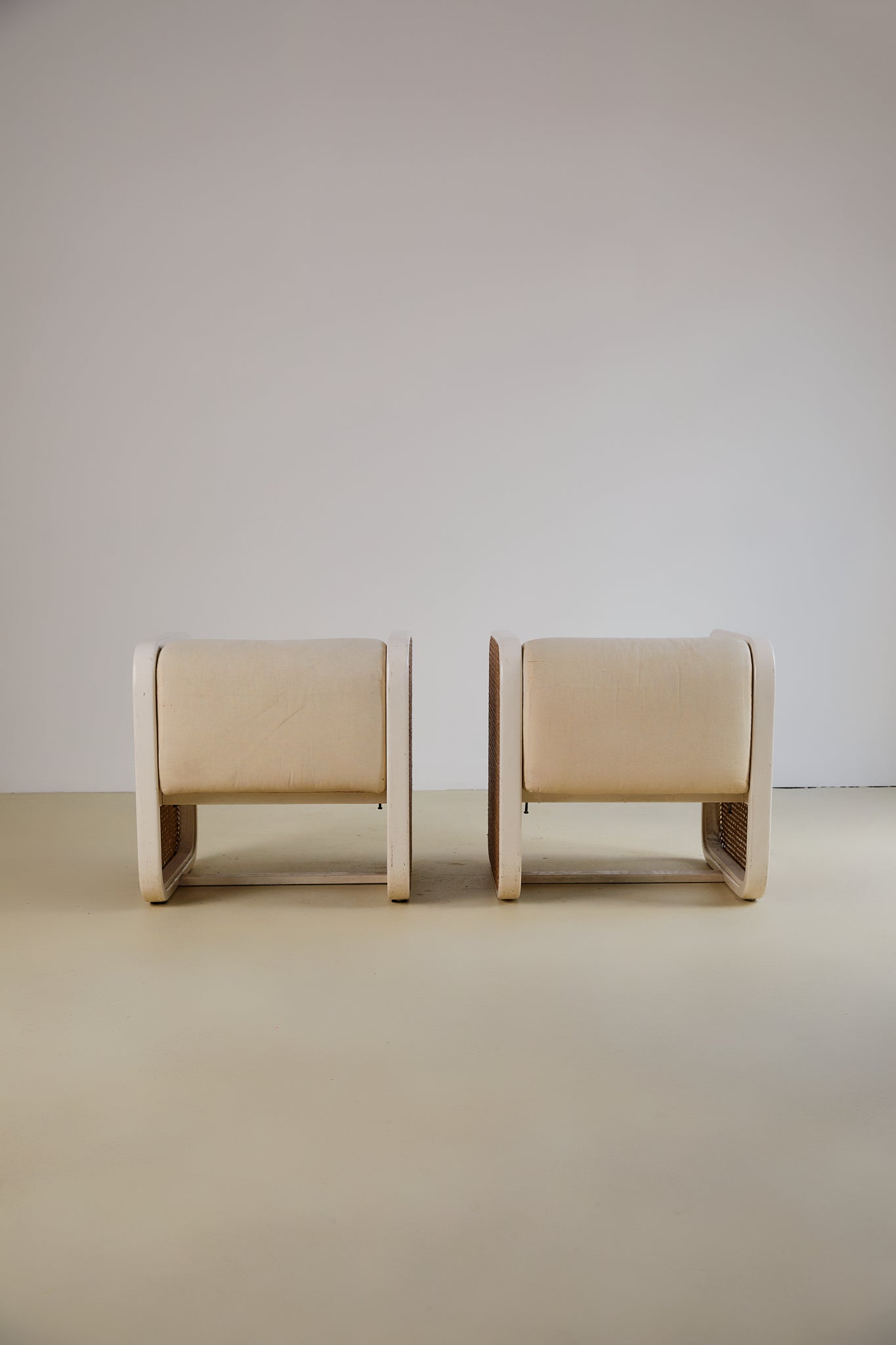 Pair of Rattan Armchairs