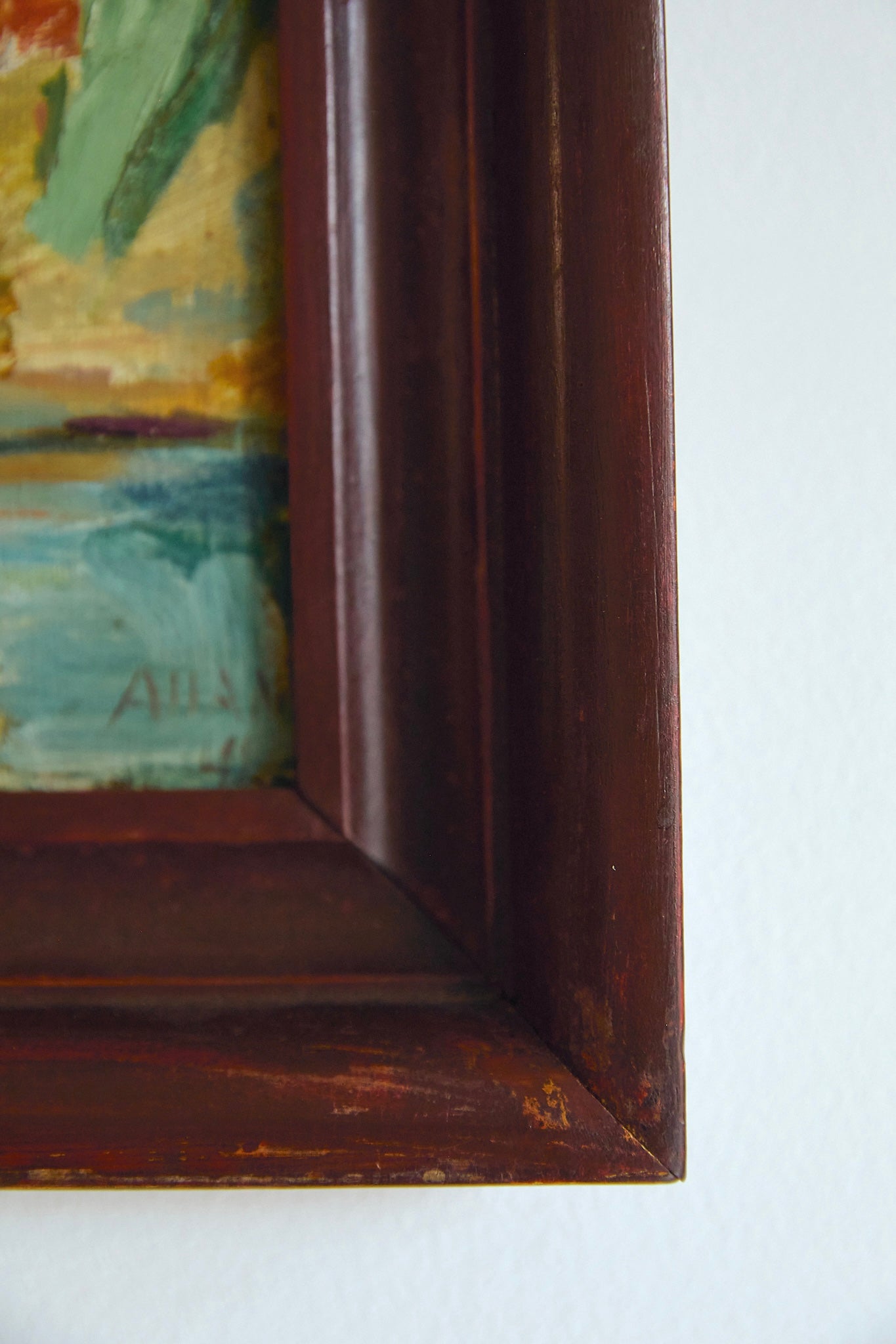 Flower Vase Oil on Panel