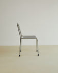 Chrome Stacking Dining Chairs (Sold Individually)