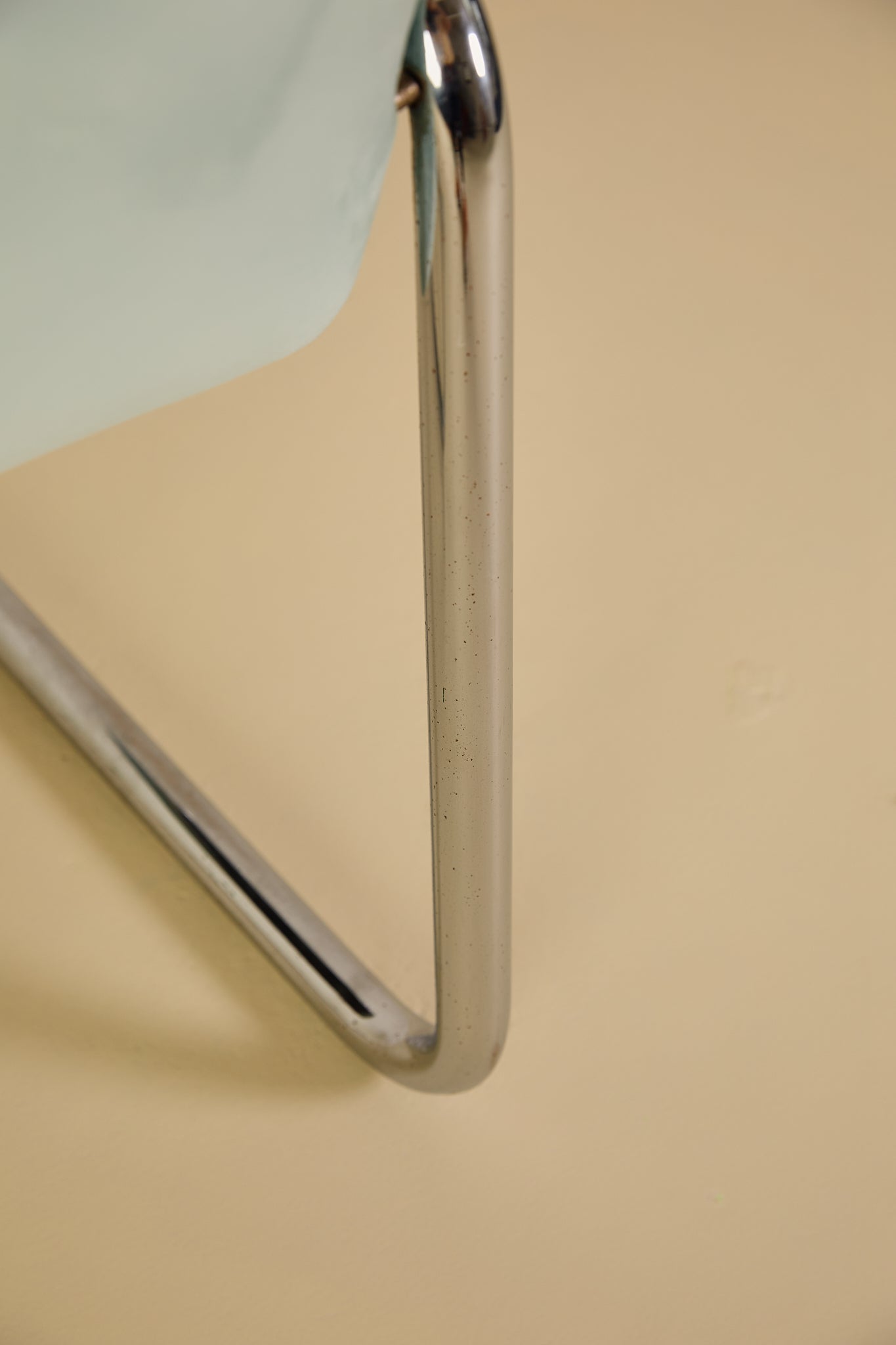 Chrome and Aqua Velvet Desk Chair (Sold Individually)