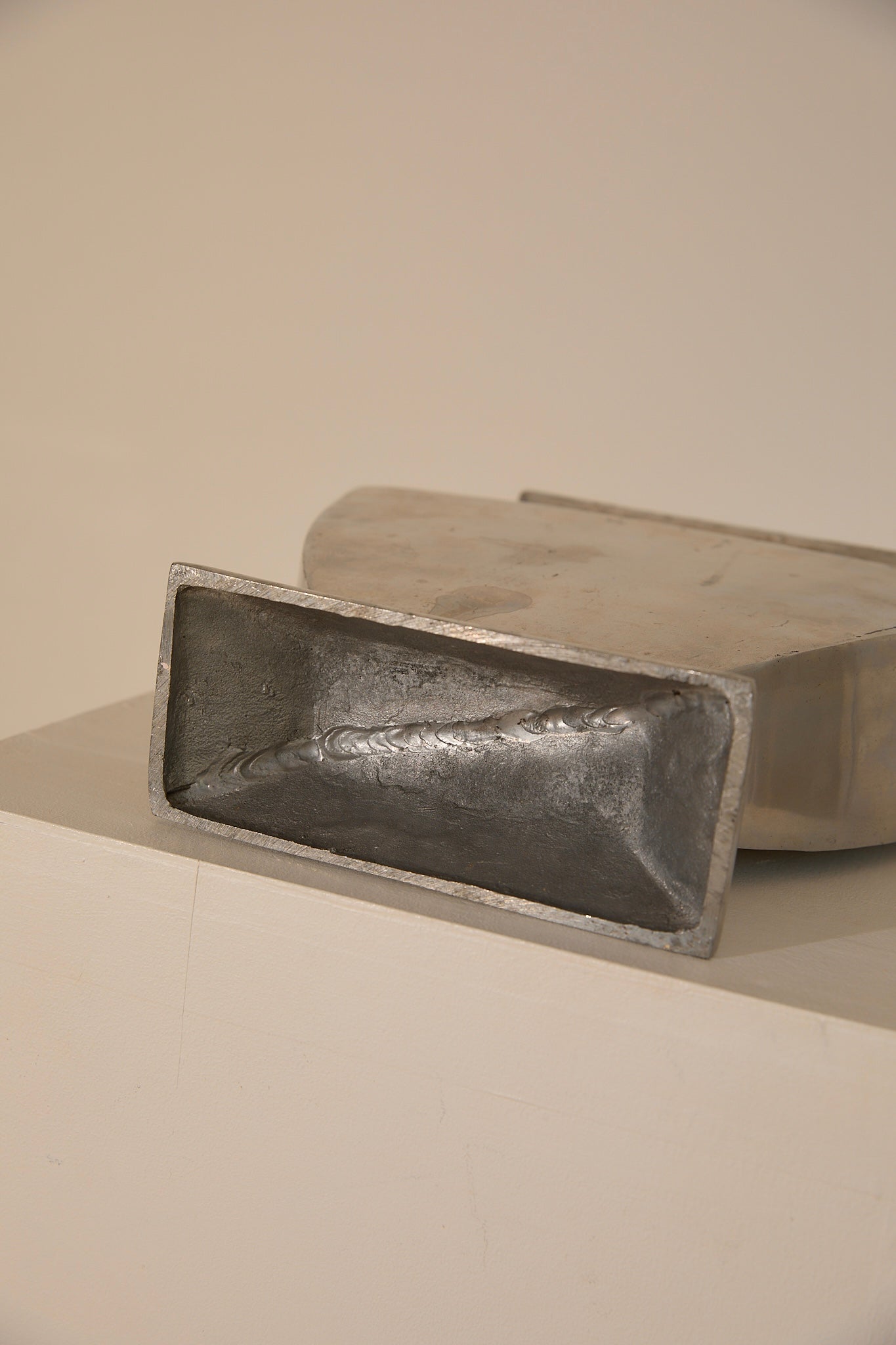 XL Hand Cast Aluminium Vase