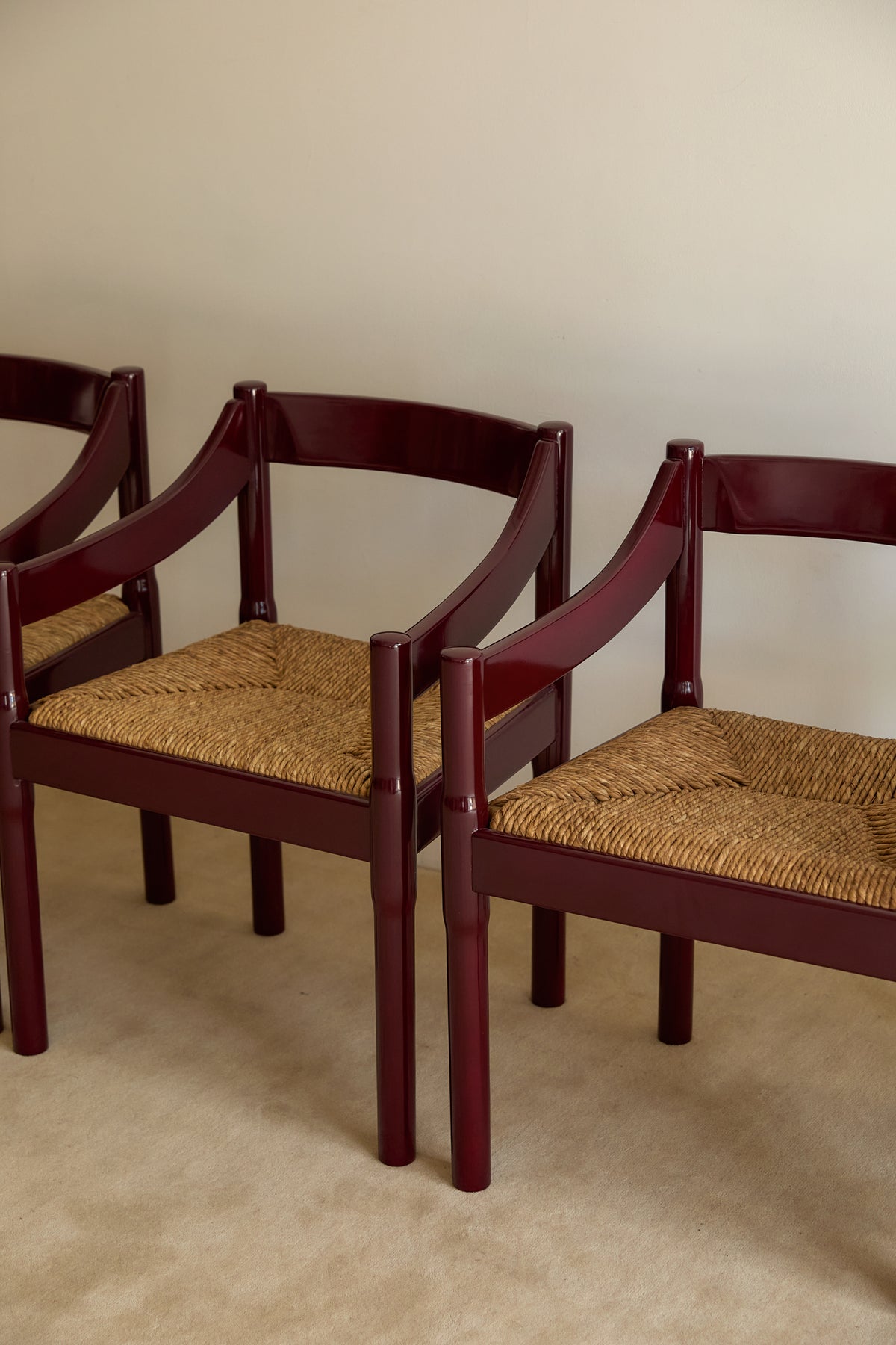 Carimate Carver Chair Burgundy