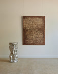 Mid-Century Modern Abstract Mixed-Media Painting by Sautrec, 1973