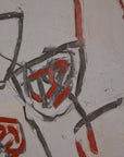 Large George’s Ferrato Grey, Crimson and Black