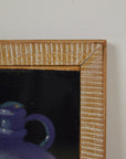 Blue Vase and Pomegranate Painting