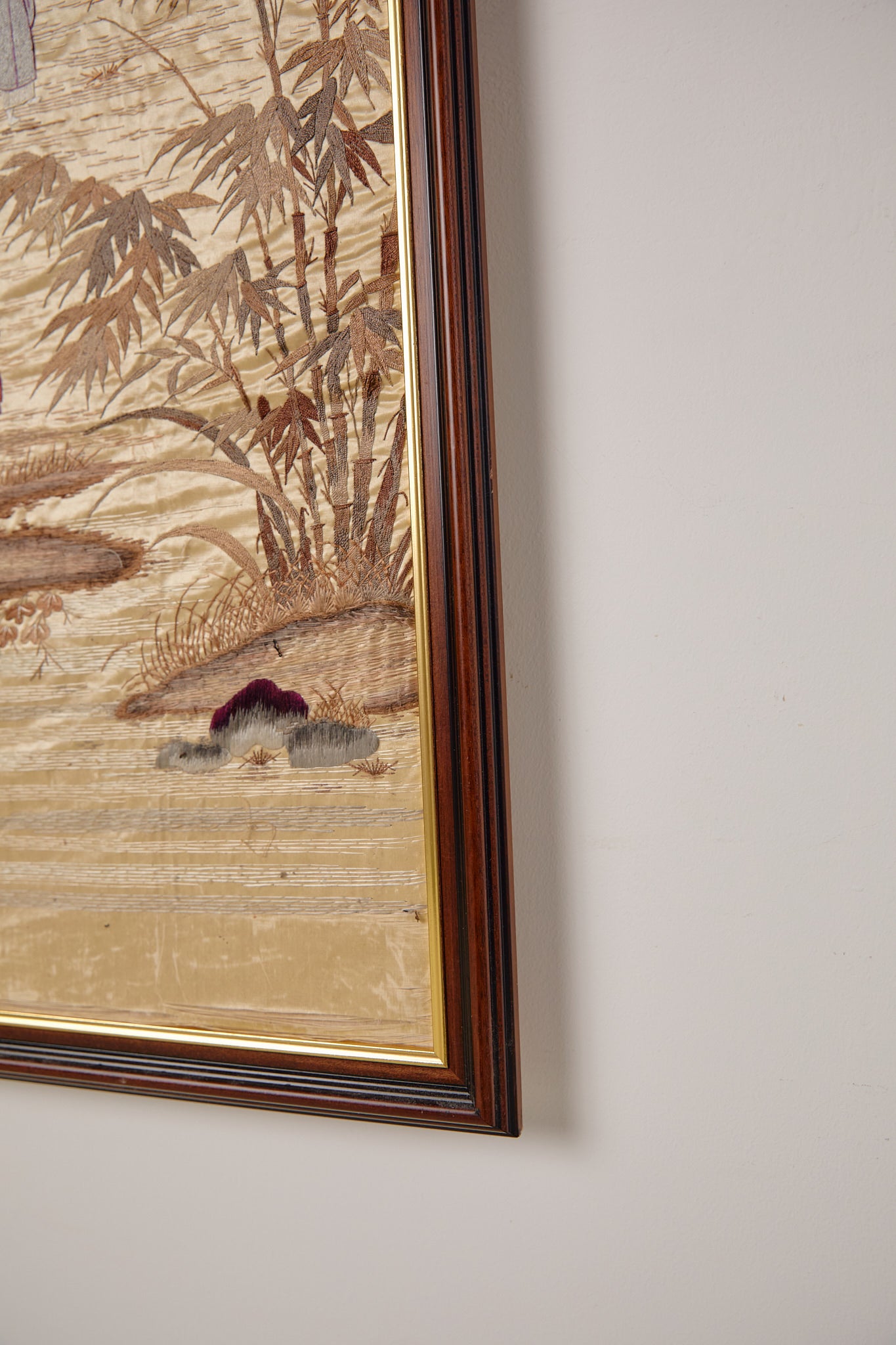 Large Chinese Silk Tapestry