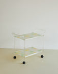 80’s Lucite Bar Cart
