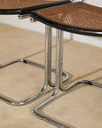 Mid-Century Modern Cesca-Style Cantilever Dining Chairs – Set of 4
