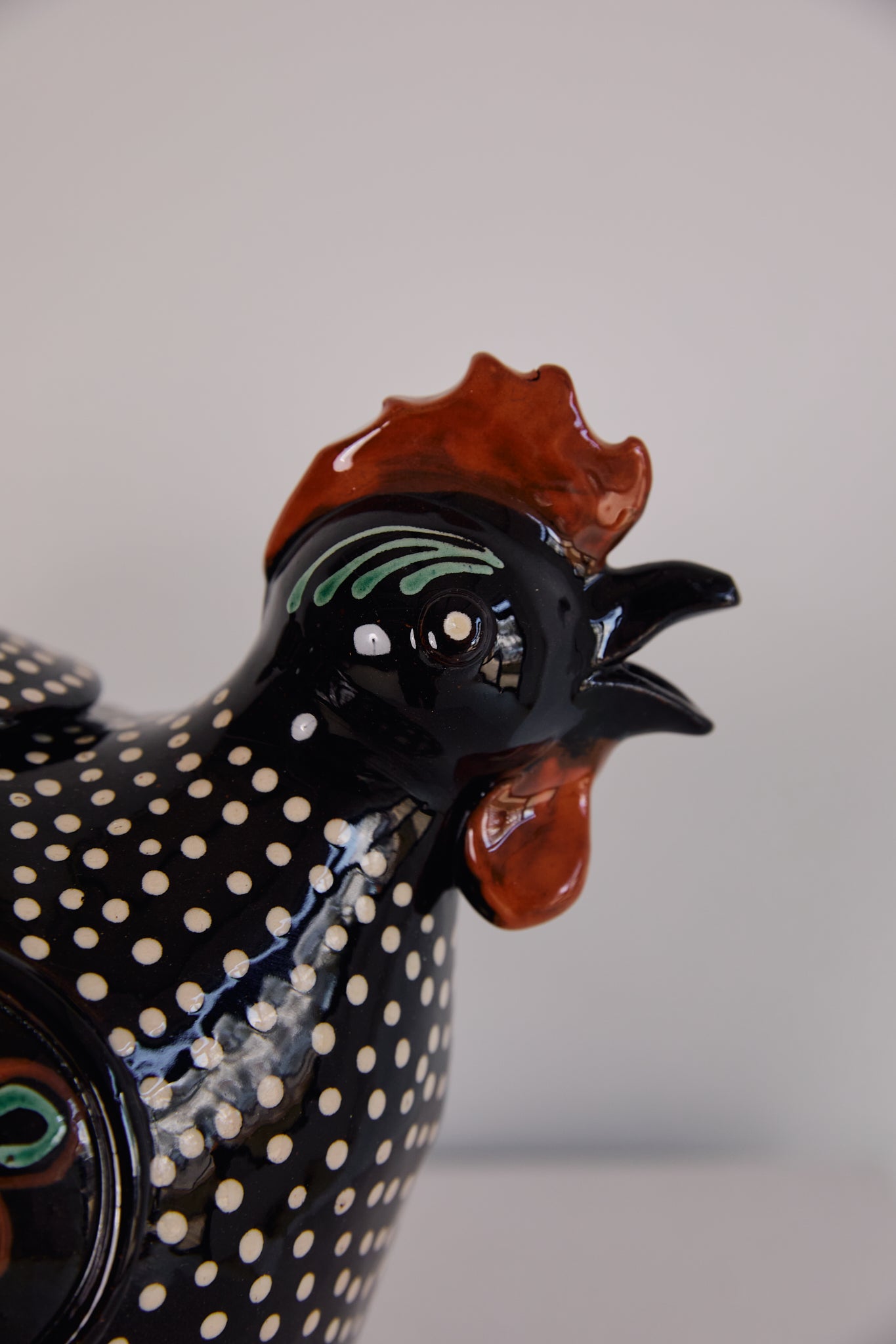 Hungarian Folk Art Rooster Set by Imre Szűcs