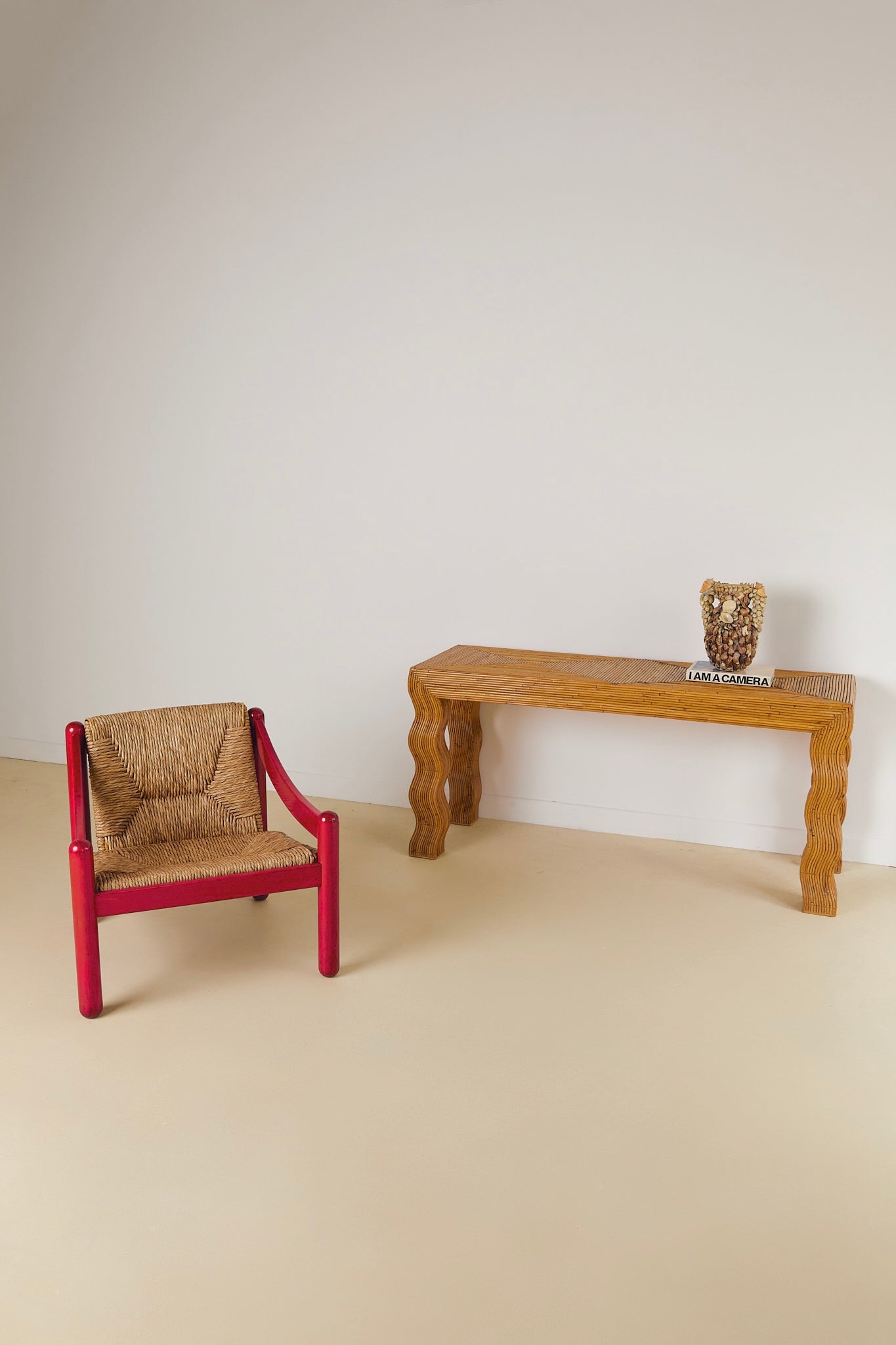Vivai Del Sud Wiggle Leg Console Table