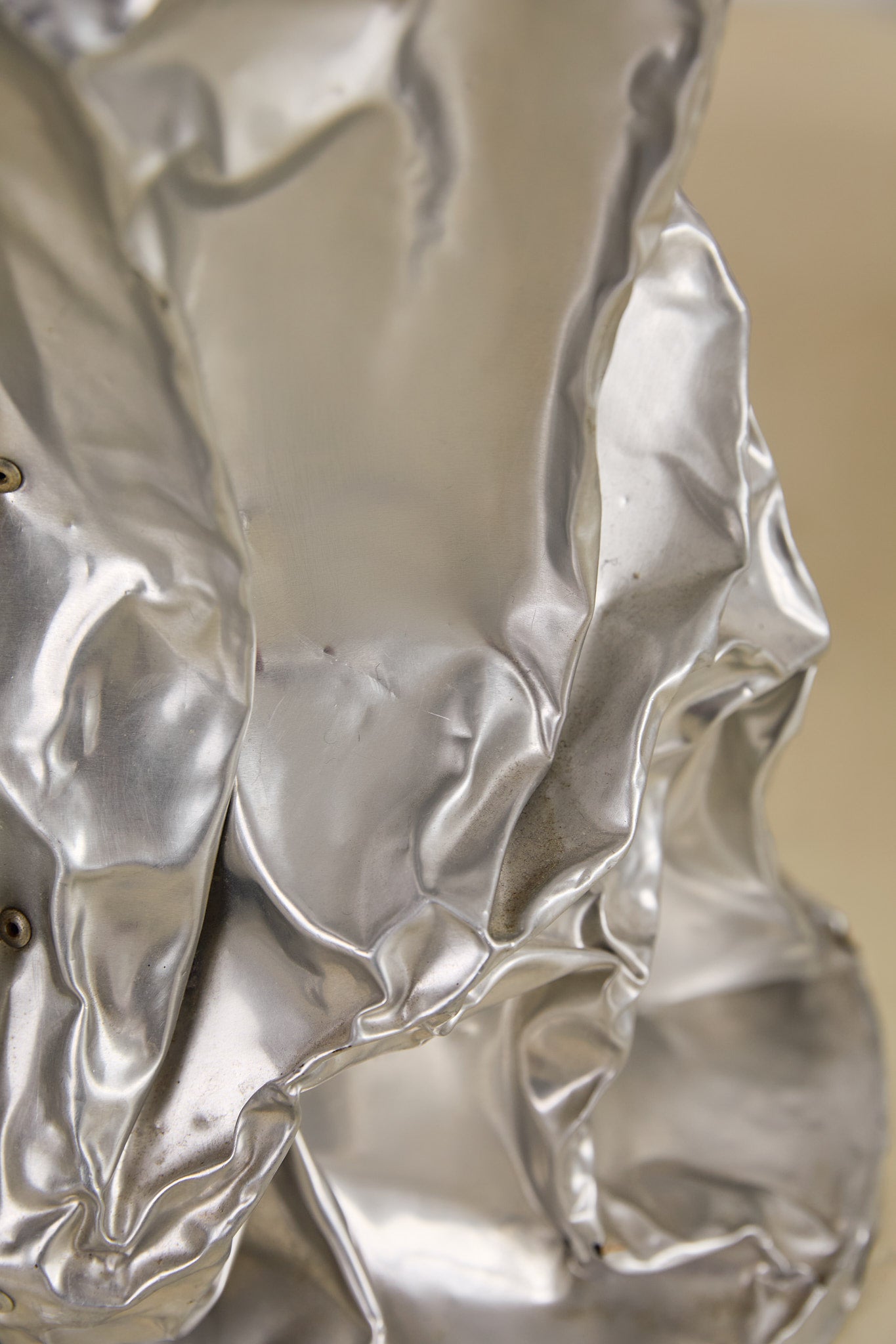 Small Crushed Chrome Plinth