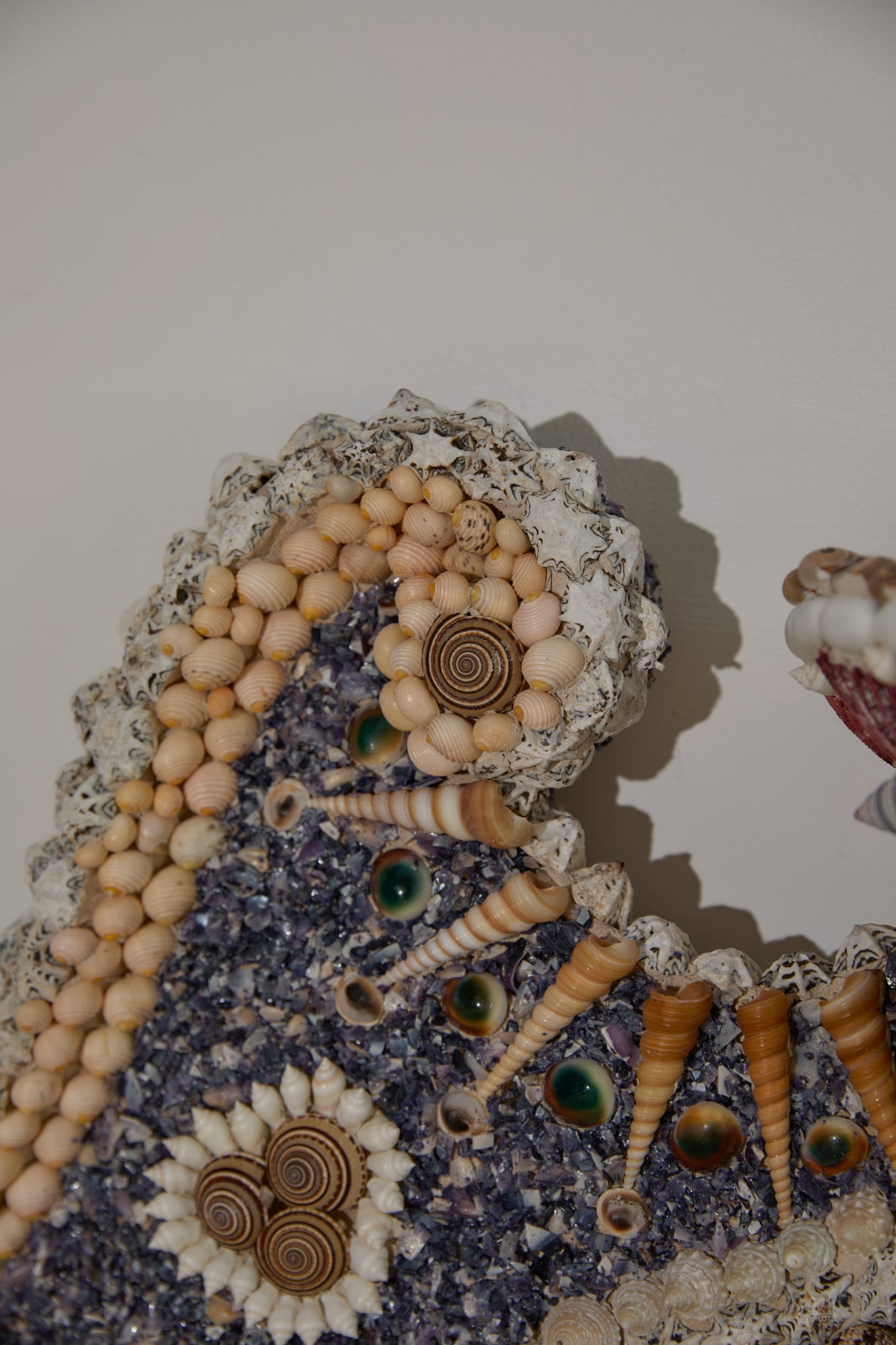 Grand Georgian Shellwork Mirror